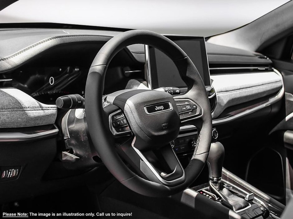 2024 Jeep Compass NORTH IN RED HOT PEARL EQUIPPED WITH A 2.0L TURBO I4 , 4X4 , 8SPD AUTO , POWER LIFTGATE , 10.1INCH TOUCHSCREEN W/NAV , POWER DRI-10