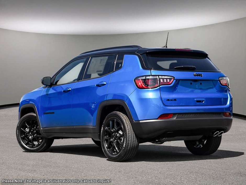 2024 Jeep Compass ALTITUDE IN LASER BLUE PEARL EQUIPPED WITH A 2.0L TUBRO I4 , 4X4 , 8SPD AUTO , DUAL ZONE AC , POWER LIFTGATE , CONVENIENCE GROUP-3