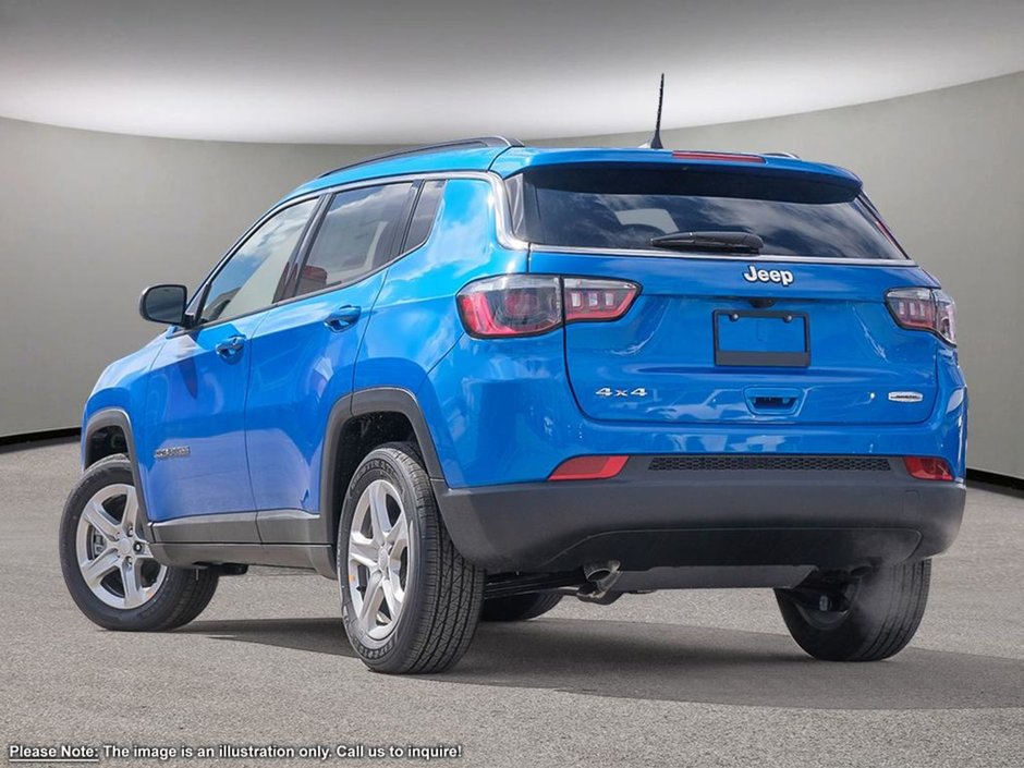 2024 Jeep Compass NORTH IN LASER BLUE EQUIPPED WITH A 2.0L TURBO , 4X4 , 8SPD AUTO , CONVENIENCE GROUP , NAV , POWER LIFTGATE , SUN & SOUND , HEAT-3