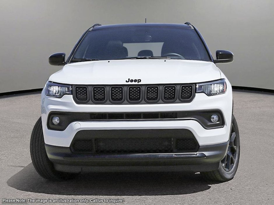 2024 Jeep Compass ALTITIDUE IN BRIGHT WHITE EQUIPPED WITH A 2.0L TURBO , 4X4 , 8SPD AUTO , CONVENIENCE GROUP , SUN & SOUND-1