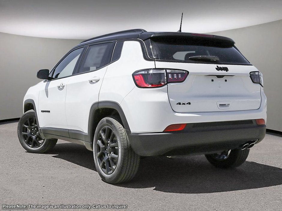 2024 Jeep Compass ALTITIDUE IN BRIGHT WHITE EQUIPPED WITH A 2.0L TURBO , 4X4 , 8SPD AUTO , CONVENIENCE GROUP , SUN & SOUND-3