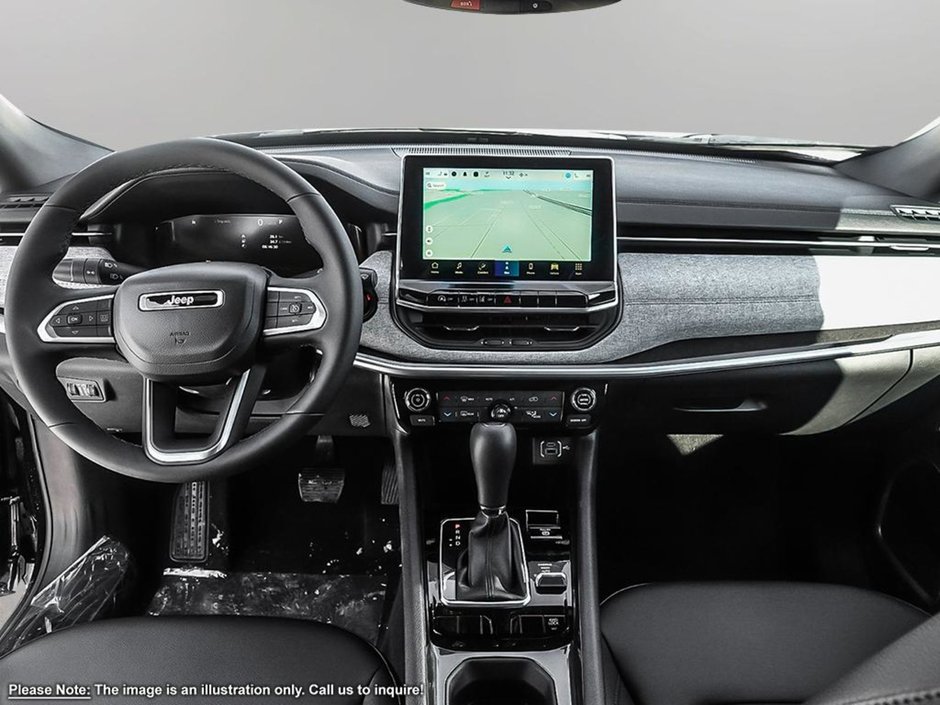 2024 Jeep Compass NORTH IN DIAMOND BLACK EQUIPPED WITH A 2.0L TURBO I4 , 4X4 , 8SPD AUTO , TERRAIN MGMT , FCW , ACTIVE LANE MGMT , BACKUP CAM , AU-19