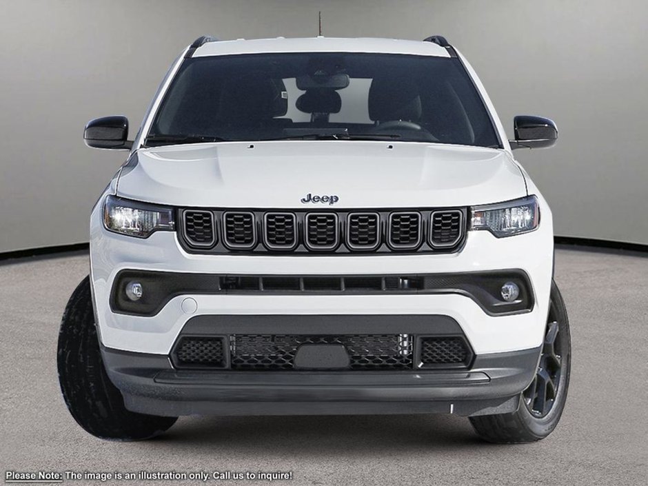 2025 Jeep Compass ALTITUDE IN BRIGHT WHITE EQUIPPED WITH A 2.0L TURBO I4 , 4X4 , 8SPD AUTO , CONVENIENCE GROUP , SUND AND SOUND GROUP , DUAL ZONE-1