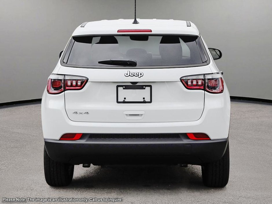2025 Jeep Compass ALTITUDE IN BRIGHT WHITE EQUIPPED WITH A 2.0L TURBO I4 , 4X4 , 8SPD AUTO , CONVENIENCE GROUP , SUND AND SOUND GROUP , DUAL ZONE-4