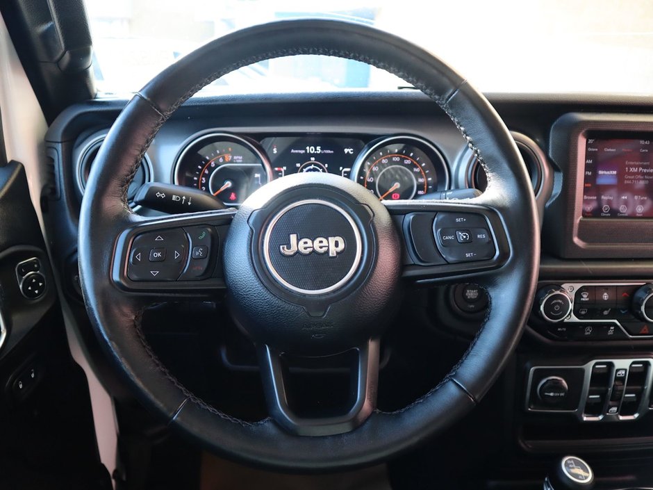 2023 Jeep Gladiator SPORT S IN BRIGHT WHITE EQUIPPED WITH A 3.6L V6 , 4X4 , 6SPD MANUAL , 17INCH RIMS , HARDTOP , COLD WEATHER GROUP , CONVENIENCE G-22