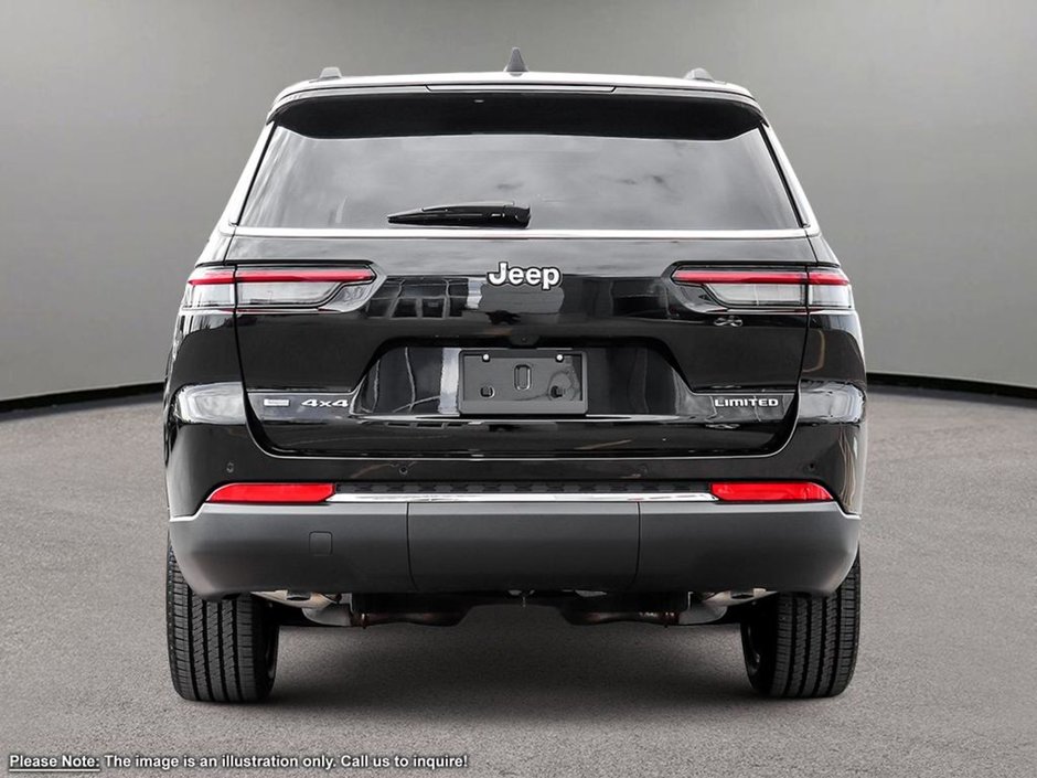 2024 Jeep Grand Cherokee L LIMITED IN DIAMOND BLACK EQUIPPED WITH A 3.6L V6 , 4X4 , 8SPD TF AUTO , PANO SUNROOF , 20INCH RIMS , DIGITAL DASH , POWER LIFTGA-4
