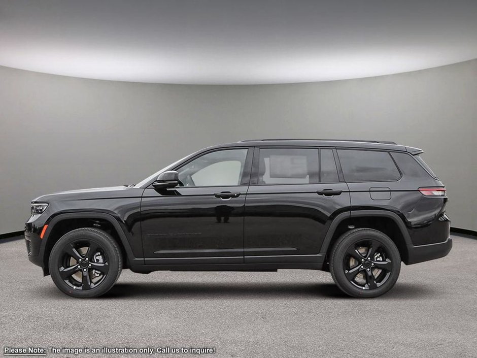 2024 Jeep Grand Cherokee L ALTITUDE IN DIAMOND BLACK EQUIPPED WITH A 3.6L V6 , 4X4 , 8SPD TF AUTO , SUNROOF , LEATHERETTE HEATED SEATS + SW , 20INCH RIMS ,-2