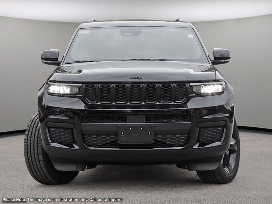 2024 Jeep Grand Cherokee L ALTITUDE IN DIAMOND BLACK EQUIPPED WITH A 3.6L V6 , 4X4 , 8SPD TF AUTO , SUNROOF , LEATHERETTE HEATED SEATS + SW , 20INCH RIMS ,-1