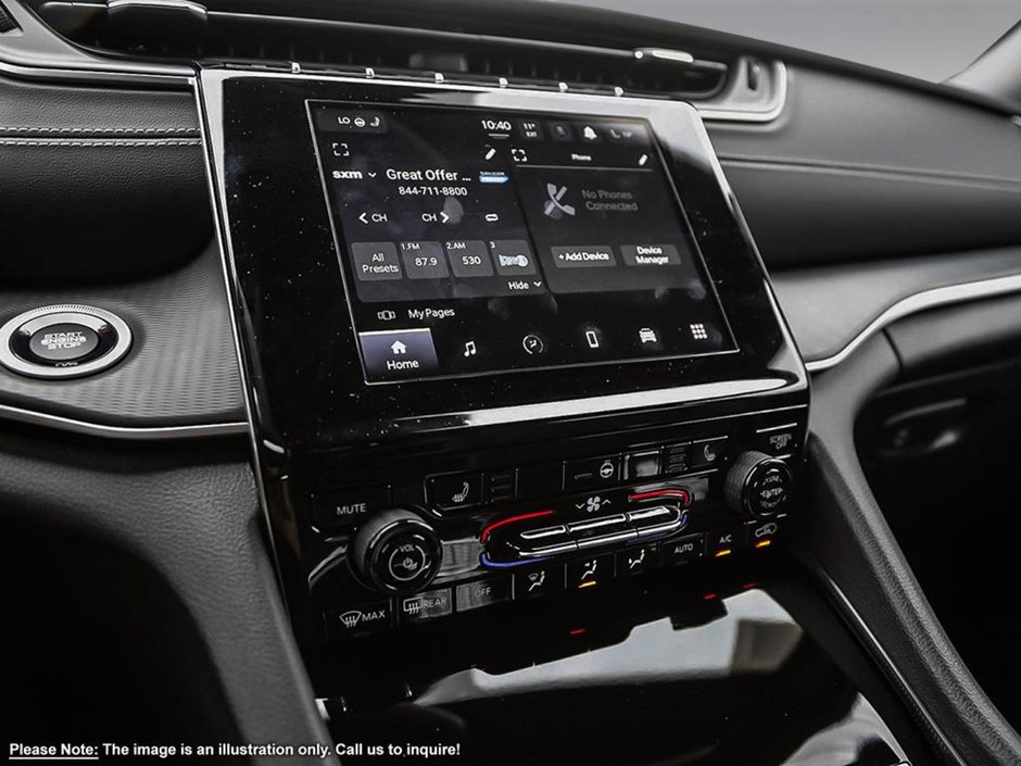 2024 Jeep Grand Cherokee L ALTITUDE IN DIAMOND BLACK EQUIPPED WITH A 3.6L V6 , 4X4 , 8SPD TF AUTO , SUNROOF , LEATHERETTE HEATED SEATS + SW , 20INCH RIMS ,-17