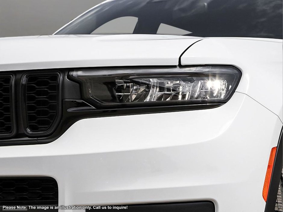 2024 Jeep Grand Cherokee L ALTITUDE IN BRIGHT WHITE EQUIPPED WITH A 3.6L V6 , 4X4 , 8SPD TF AUTO , SUNROOF , LEATHERETTE HEATED SEATS + SW , PWR LIFTGATE ,-9