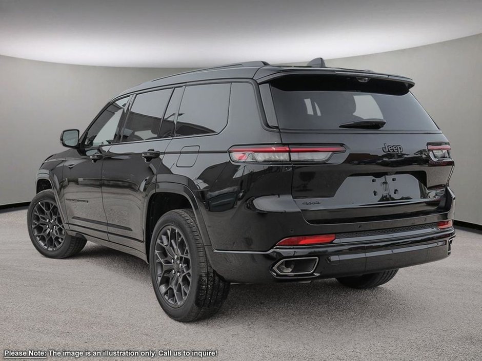 2024 Jeep Grand Cherokee L SUMMIT RESERVE IN DIAMOND BLACK EQUIPPED WITH A 5.7L HEMI V8 , 4X4 , 8SPD TF AUTO , BODY COLOUR ROOF , LUXURY TECH GROUP V , HIG-3