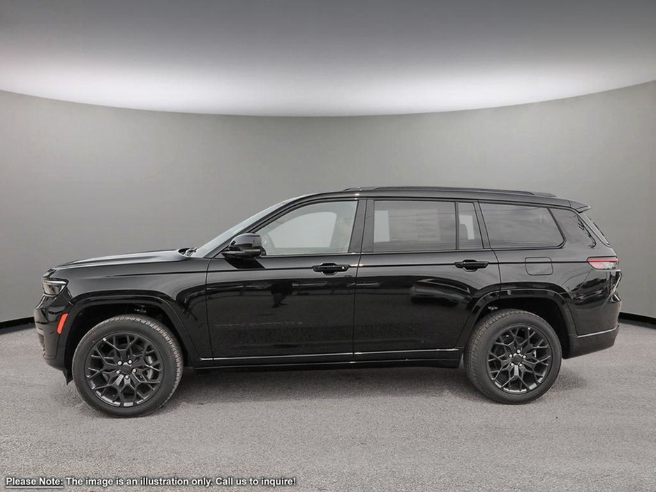 2024 Jeep Grand Cherokee L SUMMIT RESERVE IN DIAMOND BLACK EQUIPPED WITH A 5.7L HEMI V8 , 4X4 , 8SPD TF AUTO , BODY COLOUR ROOF , LUXURY TECH GROUP V , HIG-2