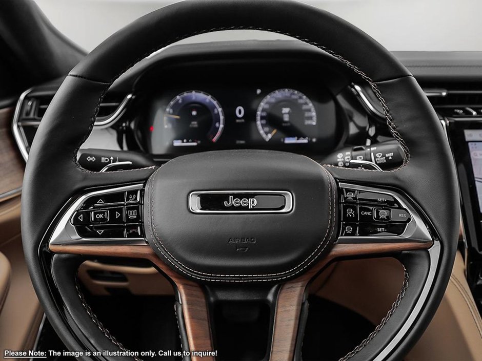 2024 Jeep Grand Cherokee L SUMMIT RESERVE IN DIAMOND BLACK EQUIPPED WITH A 5.7L HEMI V8 , 4X4 , 8SPD TF AUTO , BODY COLOUR ROOF , LUXURY TECH GROUP V , HIG-12