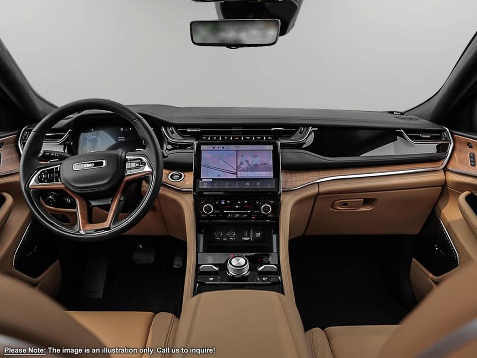 2024 Jeep Grand Cherokee L SUMMIT RESERVE IN DIAMOND BLACK EQUIPPED WITH A 5.7L HEMI V8 , 4X4 , 8SPD TF AUTO , BODY COLOUR ROOF , LUXURY TECH GROUP V , HIG-21