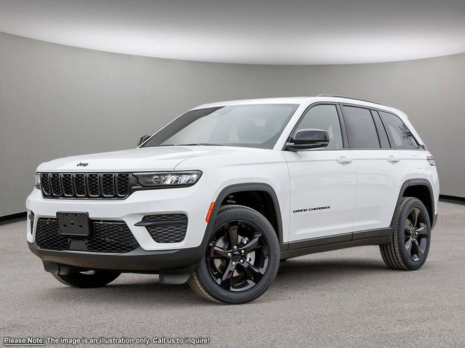 2024 Jeep Grand Cherokee ALTITUDE IN BRIGHT WHITE EQUIPPED WITH A 3.6L V6 , 4X4 , 8SPD TF ATUO , SUNROOF , FINSIHING PACKAGE , 20INCH RIMS , POWER LIFTGA-0