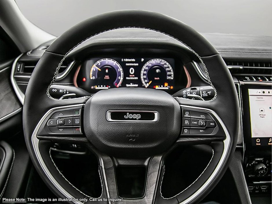 2024 Jeep Grand Cherokee LIMITED IN BRIGHT WHITE EQUIPPED WITH A 3.6L V6 , 4X4 , 8SPD TF AUTO , 20INCH RIMS , HEATED SEATS/SW , PANORAMIC SUNROOF , NAV ,-12