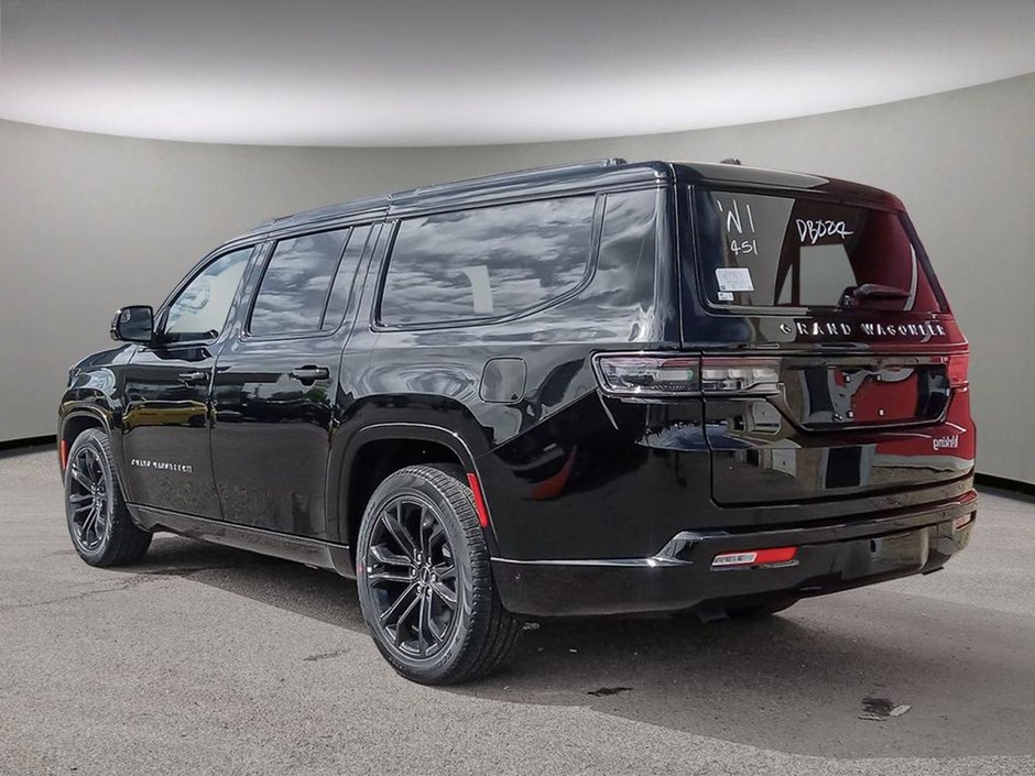 2024 Jeep Grand Wagoneer L SERIES II OBSIDIAN IN DIAMOND BLACK EQUIPPED WITH A 3.0L HURRICANE TWIN TURBO V6 , 4X4 , 8SPD AUTO , DUAL SEATBACK DVD ENTERTAIN-3