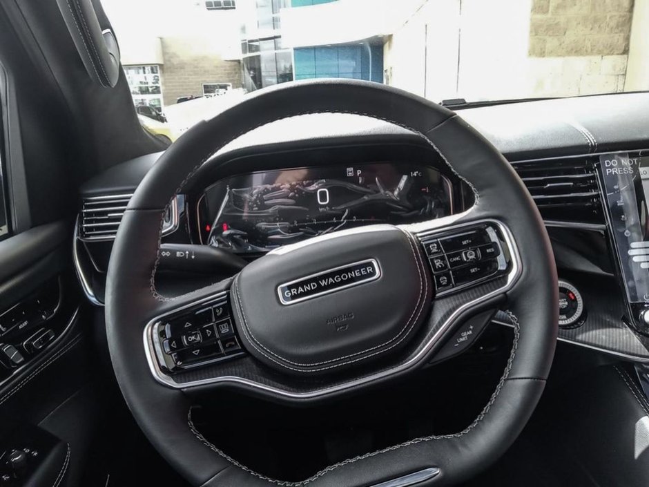 2024 Jeep Grand Wagoneer L SERIES II OBSIDIAN IN DIAMOND BLACK EQUIPPED WITH A 3.0L HURRICANE TWIN TURBO V6 , 4X4 , 8SPD AUTO , DUAL SEATBACK DVD ENTERTAIN-13