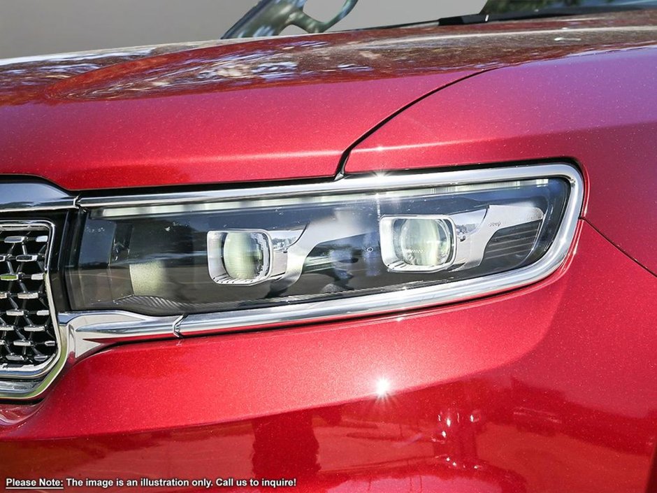 2024 Jeep Grand Wagoneer SERIES III IN VELVET RED PEARL EQUIPPED WITH A 3.0L TWIN TURBO I6 , 4X4 , 8SPD AUTO , 22INCH RIMS , REAR SEAT ENTERTAINMENT GROU-5