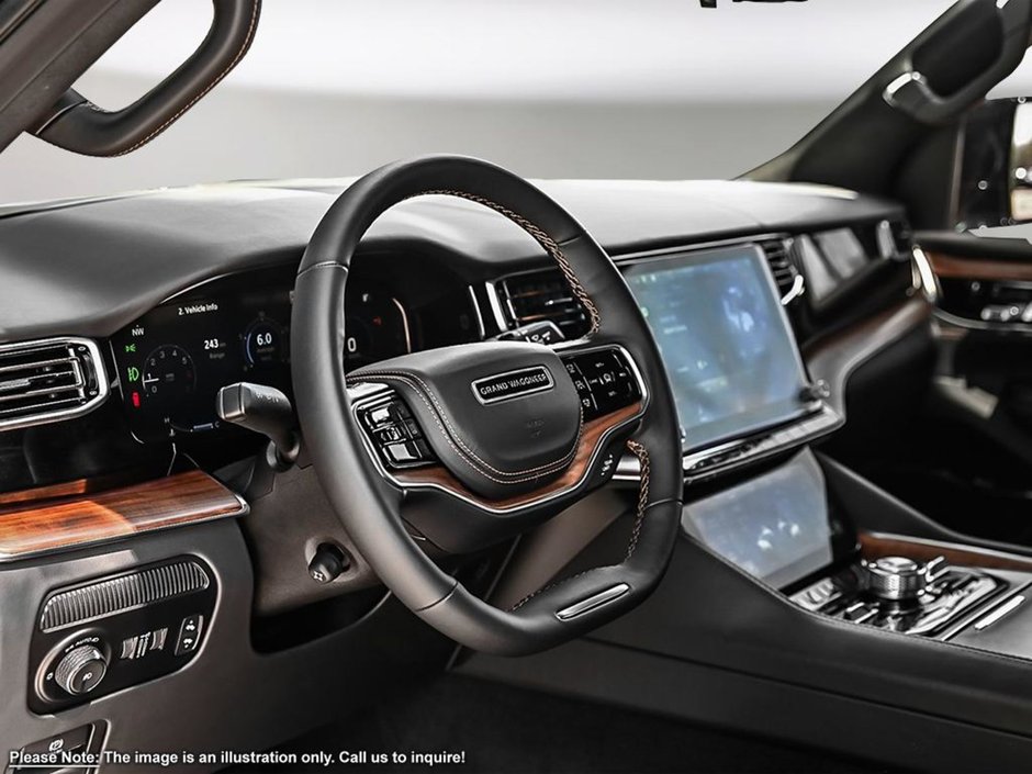 2024 Jeep Grand Wagoneer SERIES III IN VELVET RED PEARL EQUIPPED WITH A 3.0L TWIN TURBO I6 , 4X4 , 8SPD AUTO , 22INCH RIMS , REAR SEAT ENTERTAINMENT GROU-11