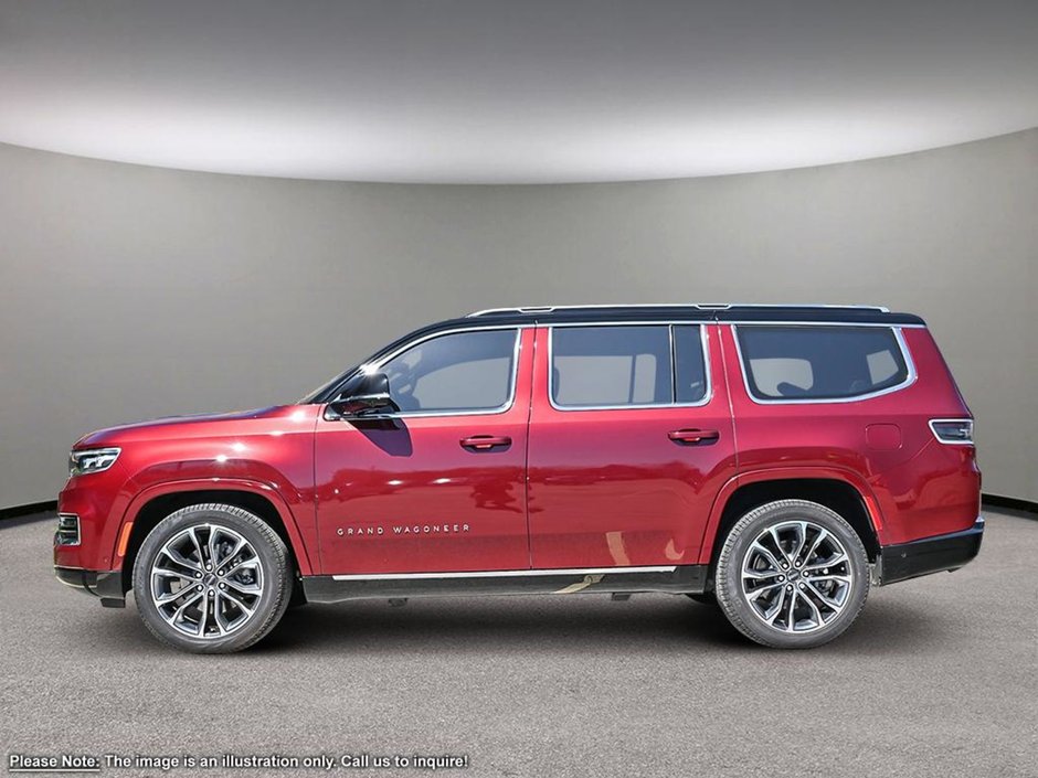 2024 Jeep Grand Wagoneer SERIES III IN VELVET RED PEARL EQUIPPED WITH A 3.0L TWIN TURBO I6 , 4X4 , 8SPD AUTO , 22INCH RIMS , REAR SEAT ENTERTAINMENT GROU-2