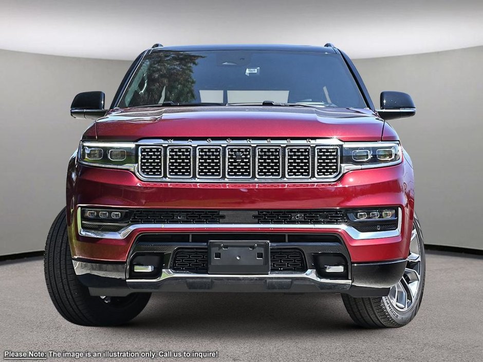 2024 Jeep Grand Wagoneer SERIES III IN VELVET RED PEARL EQUIPPED WITH A 3.0L TWIN TURBO I6 , 4X4 , 8SPD AUTO , 22INCH RIMS , REAR SEAT ENTERTAINMENT GROU-1