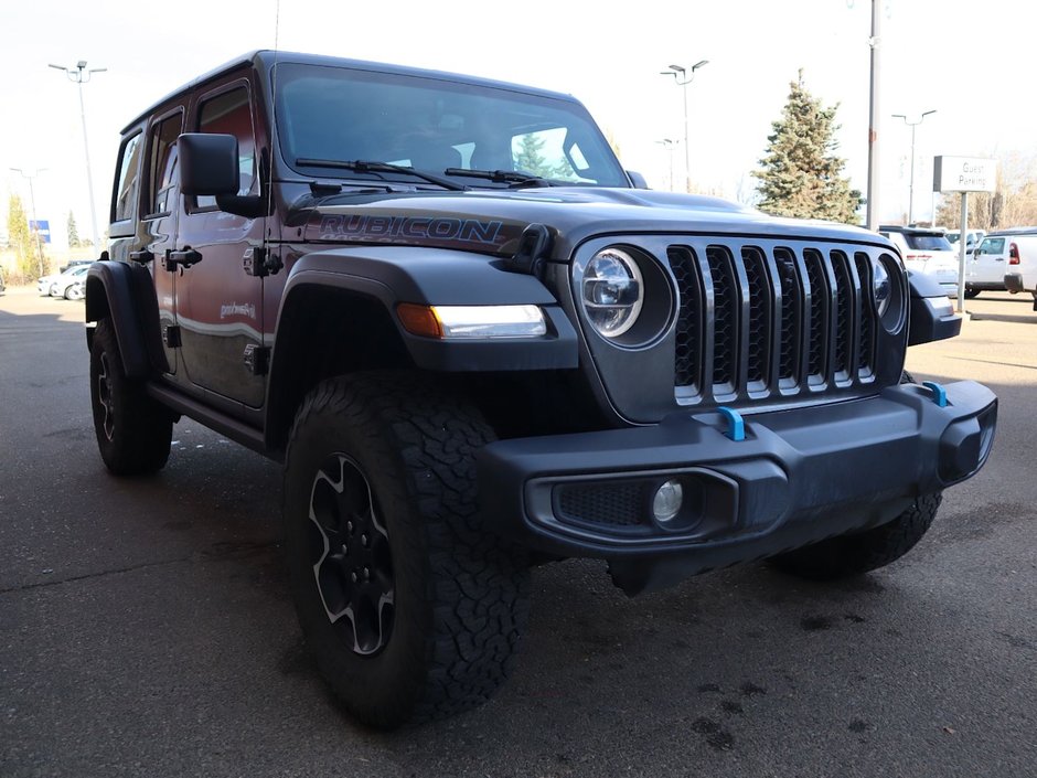 2022 Jeep Wrangler 4xe UNLIMITED RUBICON 4XE IN GRANITE METALLIC EQUIPPED WITH A 2.0L TURBO I4 PHEV , 4X4 , 8SPD TF AUTO , SAFETY GROUP , OFF ROAD CAM-9