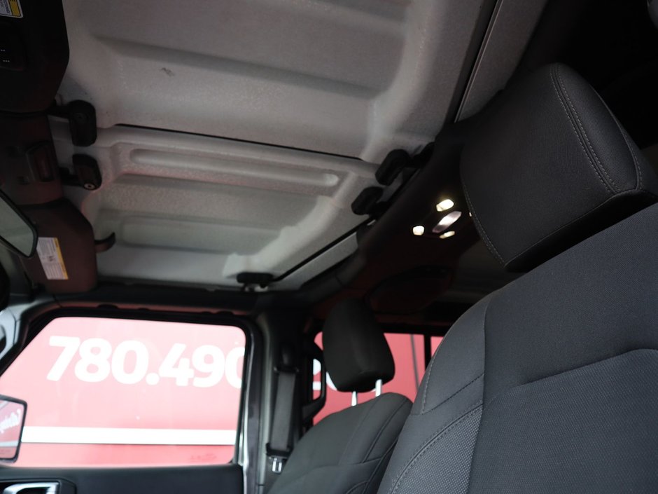 2019 Jeep Wrangler Unlimited SPORT IN GRANITE METALLIC EQUIPPED WITH A 2.0L TURBO I4 W/ETORQUE , 4X4 , 8SPD AUTO , 17INCH RIMS , ANTI SLIP DIFF REAR , COLD W-15