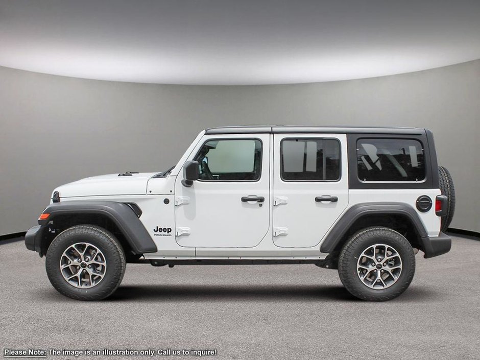 2024 Jeep Wrangler SPORT S, 2L TURBO I-4, MODULAR HARDTOP, FRNT HTD SEATS & STEERING WHEEL, ALPINE PREMIUM AUDIO, 12.3 UCONNECT 5 W/ ANDROID AUTO&-2