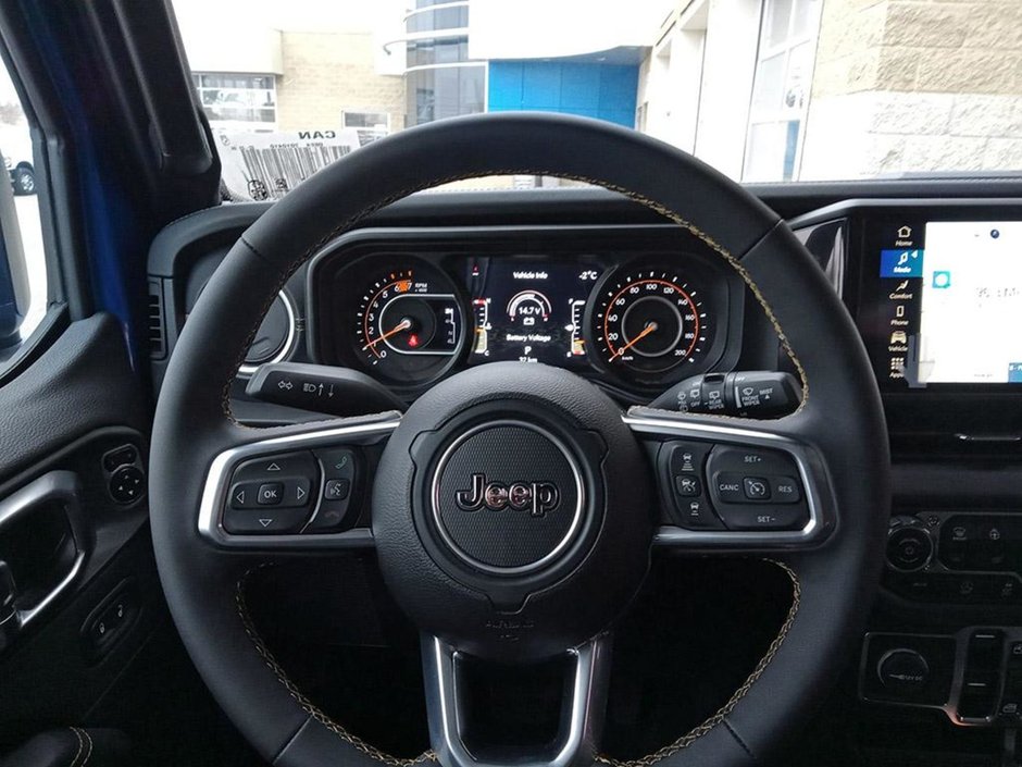 2024 Jeep Wrangler SAHARA, 2L I-4 TURBO, 12.3 UCONNECT 5, REMOTE START, ADAPTIVE CRUISE, FRNT HTD SEATS & STEERING WHEEL-15