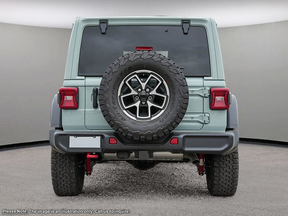 2024 Jeep Wrangler RUBICON IN EARL GREY EQUIPPED WITH A 3.6L V6 , 8SPD TF AUTO , 4X4 , 17INCH RIMS , FREEDOM HARDTOP , REMOTE START , HEATED SEATS-4