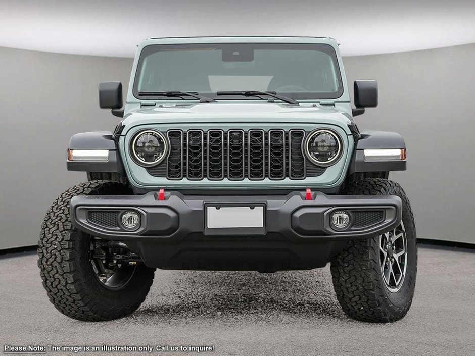 2024 Jeep Wrangler RUBICON IN EARL GREY EQUIPPED WITH A 3.6L V6 , 8SPD TF AUTO , 4X4 , 17INCH RIMS , FREEDOM HARDTOP , REMOTE START , HEATED SEATS-1