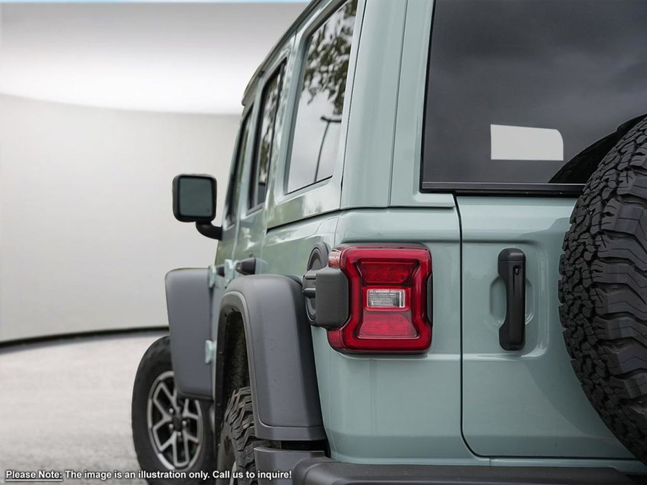 2024 Jeep Wrangler RUBICON IN EARL GREY EQUIPPED WITH A 3.6L V6 , 8SPD TF AUTO , 4X4 , 17INCH RIMS , FREEDOM HARDTOP , REMOTE START , HEATED SEATS-10