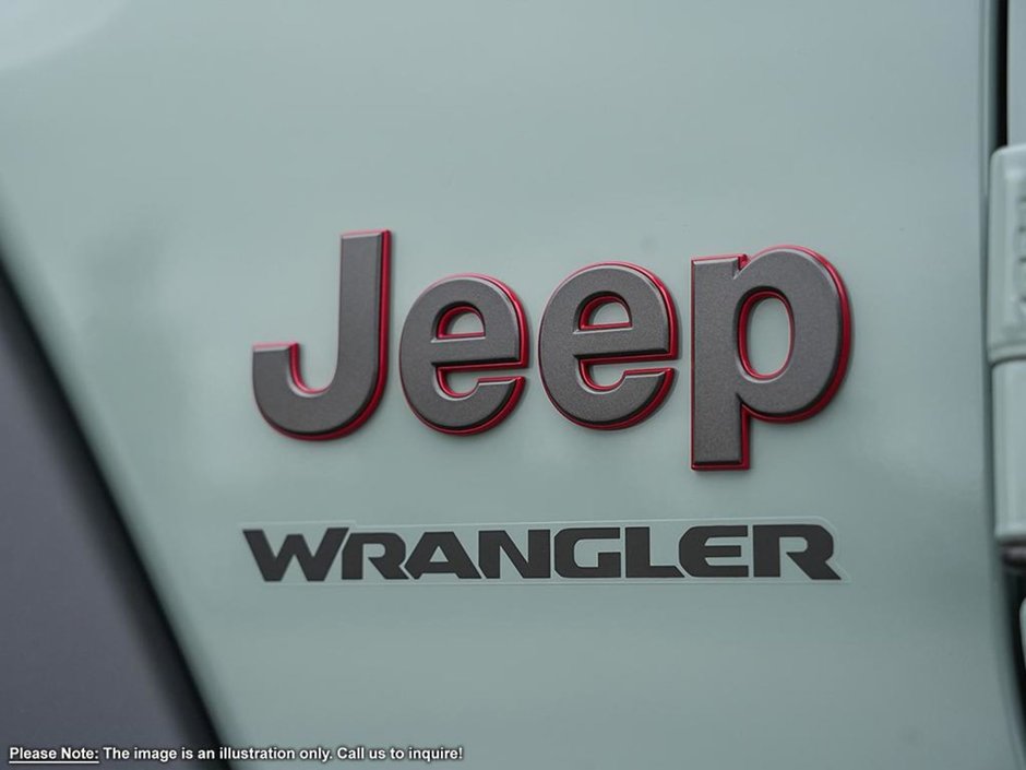 2024 Jeep Wrangler RUBICON IN EARL GREY EQUIPPED WITH A 3.6L V6 , 8SPD TF AUTO , 4X4 , 17INCH RIMS , FREEDOM HARDTOP , REMOTE START , HEATED SEATS-8