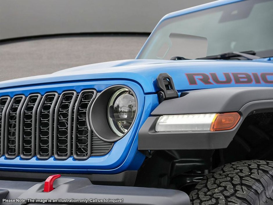 2024 Jeep Wrangler RUBICON IN HYDRO BLUE EQUIPPED WITH A 3.6L V6 , 4X4 , 8SPD TF AUTO , 17INCH RIMS , FREEDOM HARDTOP , ADV CRUISE , HEATED SEATS +-8