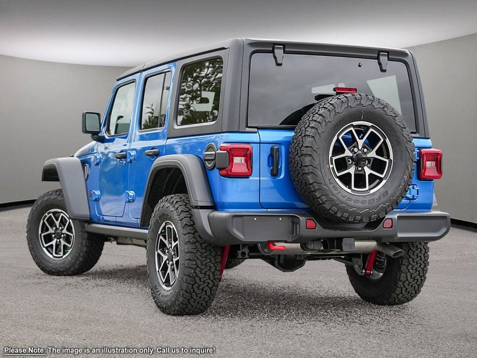 2024 Jeep Wrangler RUBICON IN HYDRO BLUE EQUIPPED WITH A 3.6L V6 , 4X4 , 8SPD TF AUTO , 17INCH RIMS , FREEDOM HARDTOP , ADV CRUISE , HEATED SEATS +-3