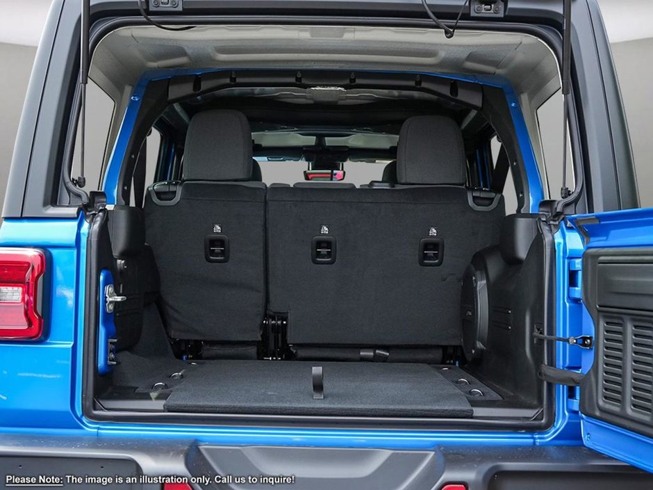 2024 Jeep Wrangler SAHARA IN HYDRO BLUE EQUIPPED WITH A 3.6L V6 , 4X4 , 8SPD TF AUTO , 4X4 , MCKINLEY LEATHER SEATS , SAFETY GROUP , 18INCH RIMS ,-6