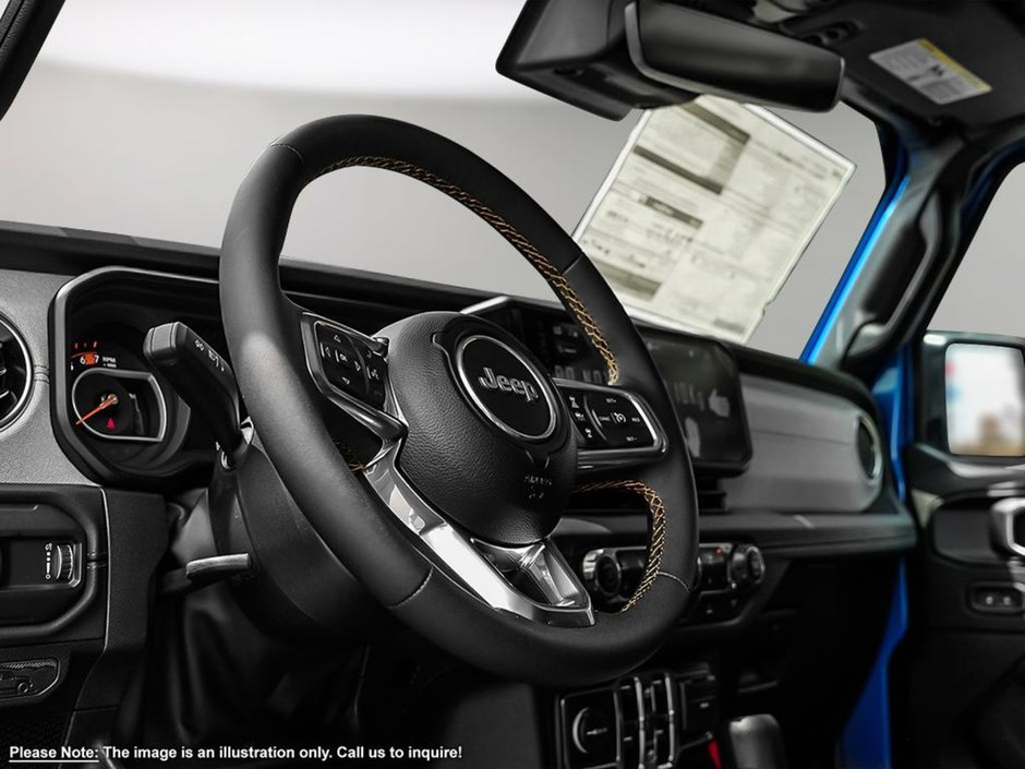 2024 Jeep Wrangler SAHARA IN HYDRO BLUE EQUIPPED WITH A 3.6L V6 , 4X4 , 8SPD TF AUTO , 4X4 , MCKINLEY LEATHER SEATS , SAFETY GROUP , 18INCH RIMS ,-11