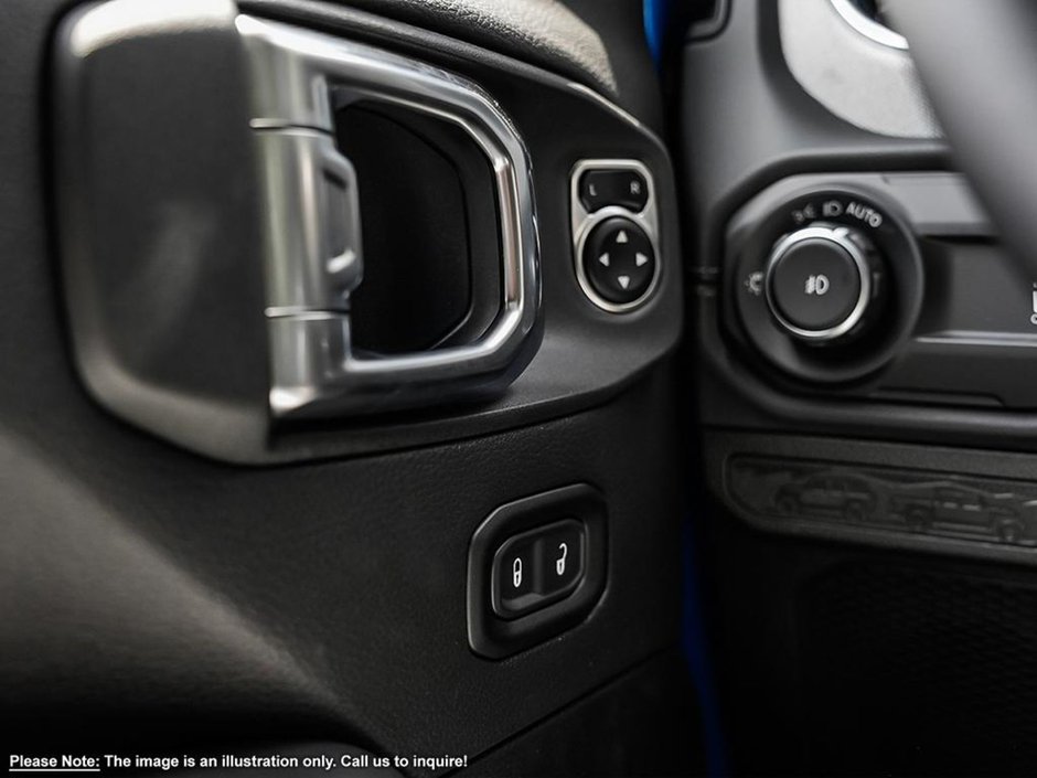 2024 Jeep Wrangler SAHARA IN HYDRO BLUE EQUIPPED WITH A 3.6L V6 , 4X4 , 8SPD TF AUTO , 4X4 , MCKINLEY LEATHER SEATS , SAFETY GROUP , 18INCH RIMS ,-15