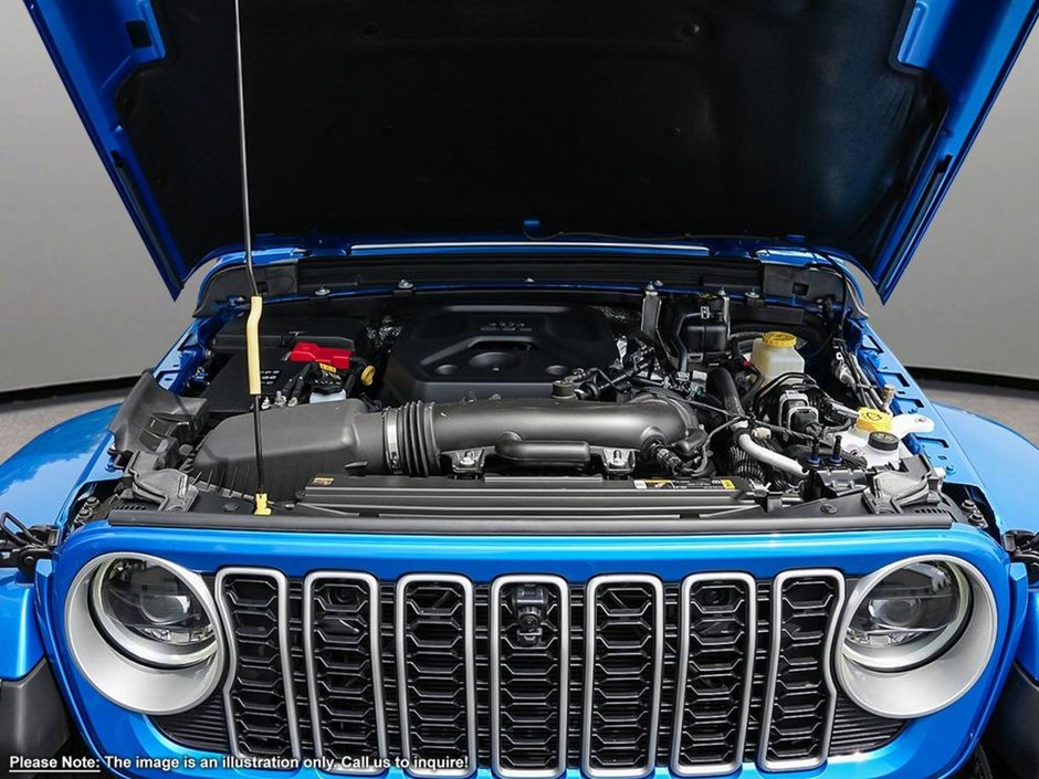 2024 Jeep Wrangler SAHARA IN HYDRO BLUE EQUIPPED WITH A 3.6L V6 , 4X4 , 8SPD TF AUTO , 4X4 , MCKINLEY LEATHER SEATS , SAFETY GROUP , 18INCH RIMS ,-5