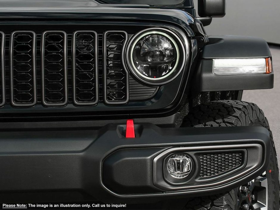 2024 Jeep Wrangler RUBICON IN BLACK EQUIPPED WITH A 3.6L V6 , 4X4 , 8SPD TF AUTO , HARDTOP , CONVENIENCE GROUP , 35INCH TIRE PCKG , 8SPEAKER AUDIO-9