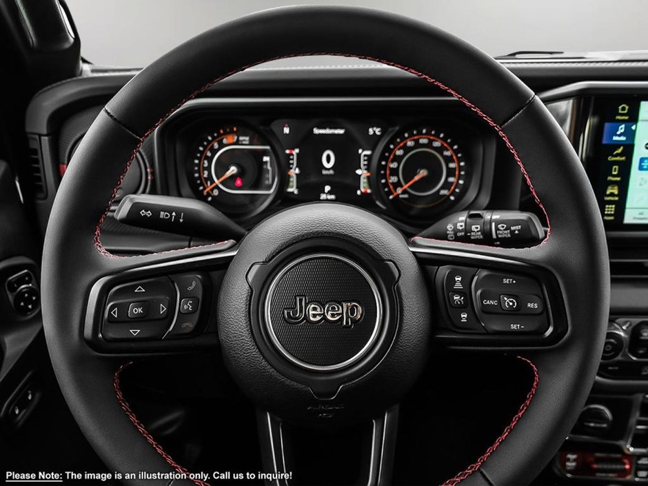 2024 Jeep Wrangler RUBICON IN BLACK EQUIPPED WITH A 3.6L V6 , 4X4 , 8SPD TF AUTO , HARDTOP , CONVENIENCE GROUP , 35INCH TIRE PCKG , 8SPEAKER AUDIO-11