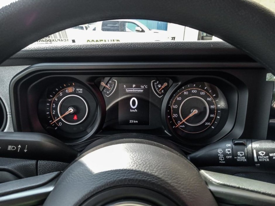 2024 Jeep Wrangler SPORT IN EARL GREY EQUIPPED WITH A 3.6L V6 , 4X4 , 8SPD TF AUTO , MODULAR HARDTOP , BACKUP CAM , AUTO LIGHTS , PUSH START , DUAL-14