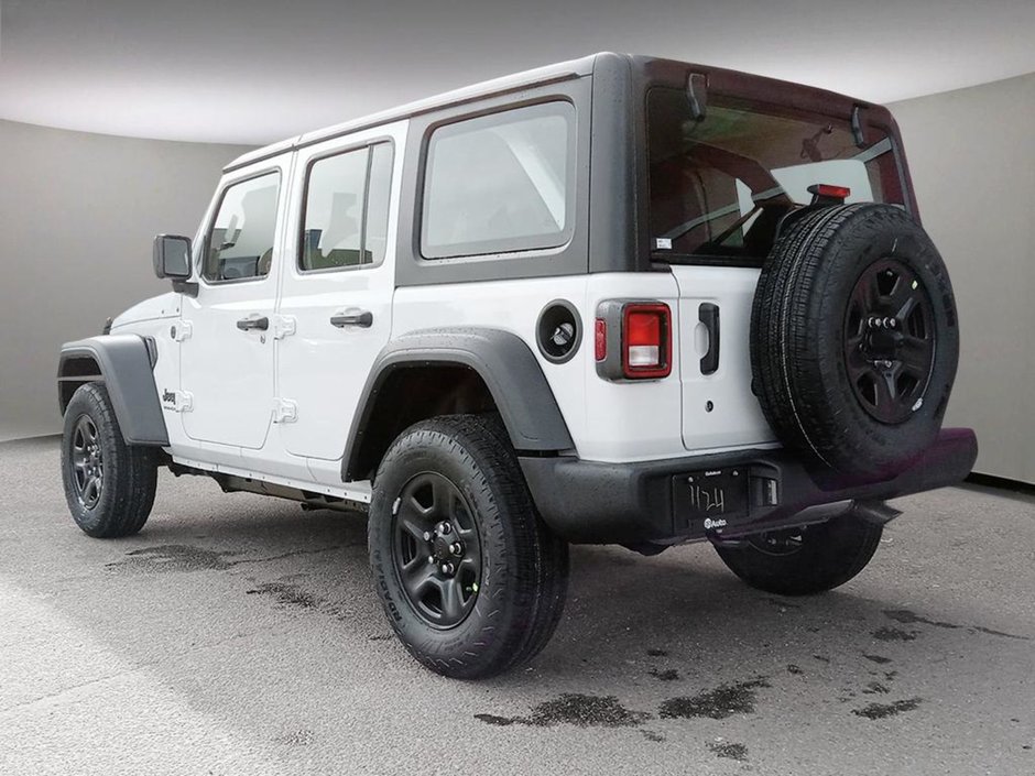 2024 Jeep Wrangler SPORT IN BRIGHT WHITE EQUIPPED WITH A 3.6L V6 , 4X4 , 8SPD TF AUTO , HARDTOP , BACKUP CAM , PUSH START , DUAL ZONE AC , 12.3INCH-3