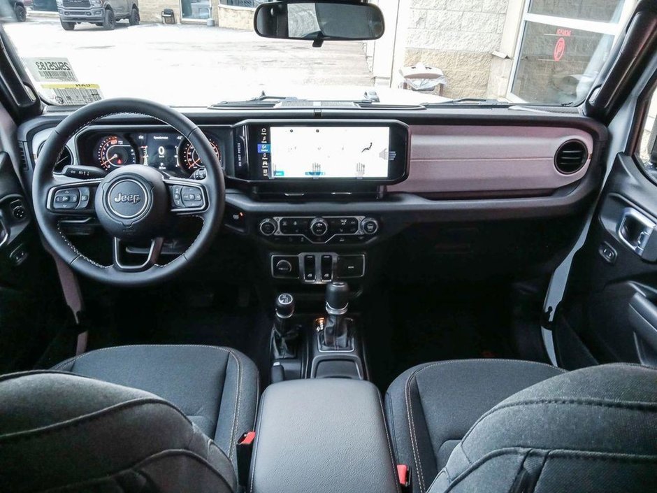 2025 Jeep Wrangler SPORT S IN BRIGHT WHITE EQUIPPED WITH A 2.0L TURBO I4 , 4X4 , 8SPD TF AUTO , HARDTOP , CONVENIENCE GROUP , HEATED SEATS + SW , D-23