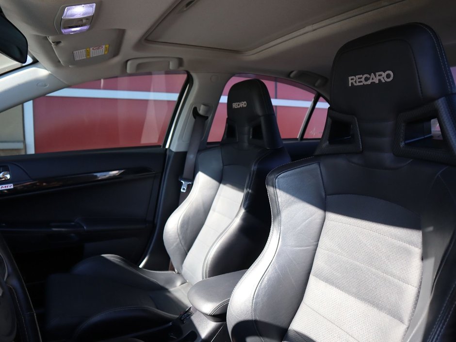 2014 Mitsubishi Lancer Evolution EVO MR IN WHITE EQUIPPED WITH A 2.0L TURBO I4 , AWD , 6SPD AUTO , PADDLE SHIFTERS , LEATHER HEATED SEATS , AC , CRUISE , PREMIUM-15