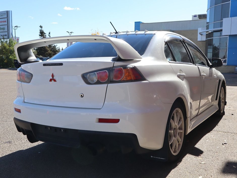 2014 Mitsubishi Lancer Evolution EVO MR IN WHITE EQUIPPED WITH A 2.0L TURBO I4 , AWD , 6SPD AUTO , PADDLE SHIFTERS , LEATHER HEATED SEATS , AC , CRUISE , PREMIUM-9