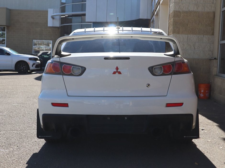 2014 Mitsubishi Lancer Evolution EVO MR IN WHITE EQUIPPED WITH A 2.0L TURBO I4 , AWD , 6SPD AUTO , PADDLE SHIFTERS , LEATHER HEATED SEATS , AC , CRUISE , PREMIUM-8