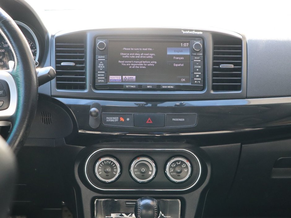 2014 Mitsubishi Lancer Evolution EVO MR IN WHITE EQUIPPED WITH A 2.0L TURBO I4 , AWD , 6SPD AUTO , PADDLE SHIFTERS , LEATHER HEATED SEATS , AC , CRUISE , PREMIUM-20