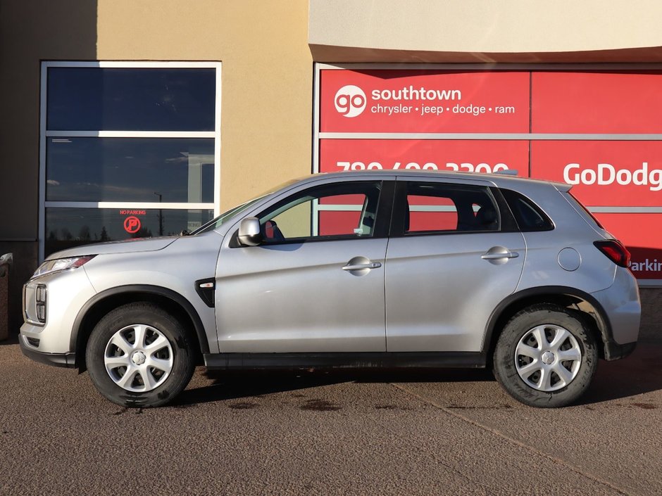 2021 Mitsubishi RVR ES IN SILVER EQUIPPED WITH A 2.0L I4 , 4WD , CVT AUTO , CLOTH HEATED SEATS , BACKUP CAM , AC , CRUISE , 4 SPEAKER AUDIO , TIPTRO-6